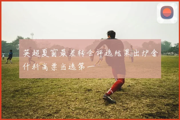 英超夏窗最差转会评选结果出炉舍什科高票当选第一